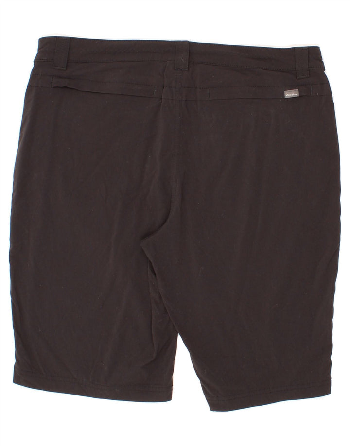 EDDIE BAUER Womens Casual Shorts US 12 Large W34  Black Nylon Vintage Eddie Bauer and Second-Hand Eddie Bauer from Messina Hembry 
