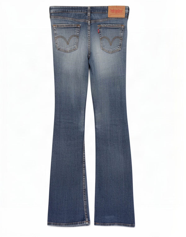 Levi's Jean Flare Femme US 5 Medium W30 L32 Bleu Coton