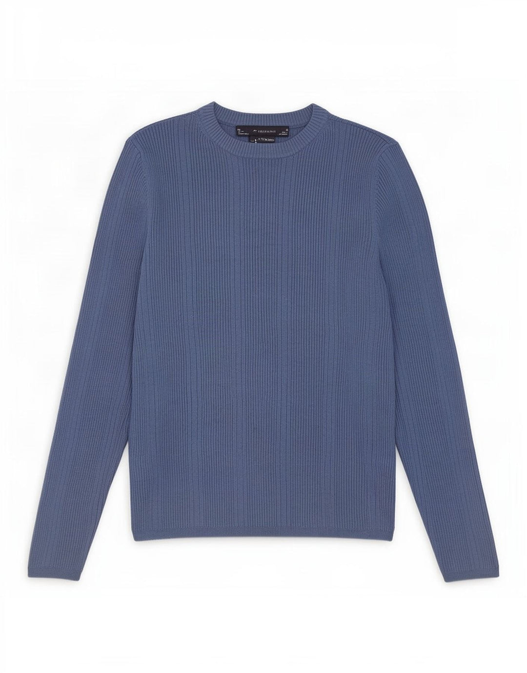 Marks & Spencer Pull à col rond pour femme UK 12 Bleu moyen Viscose