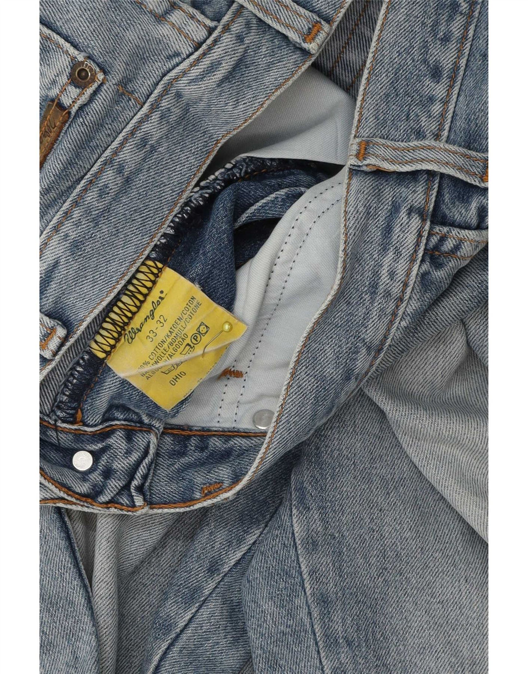 Wrangler Jean Droit Ohio W33 L29 Homme Bleu Coton