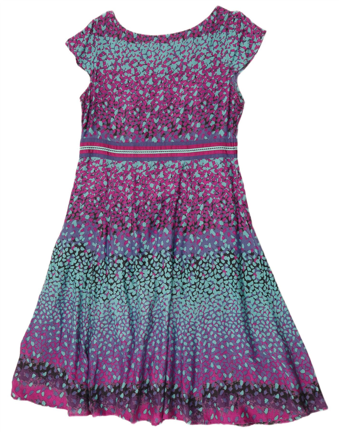 Marks & Spencer Robe trapèze Per Una pour femme UK 16 Large Multicolore