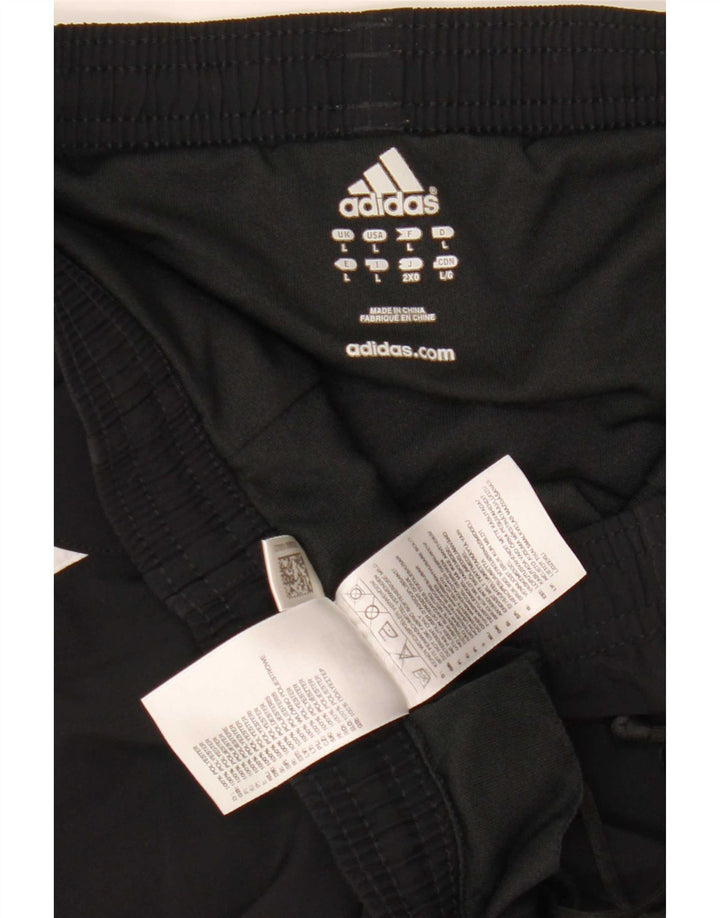 Adidas Short de sport Climalite pour homme, grand, noir, polyester