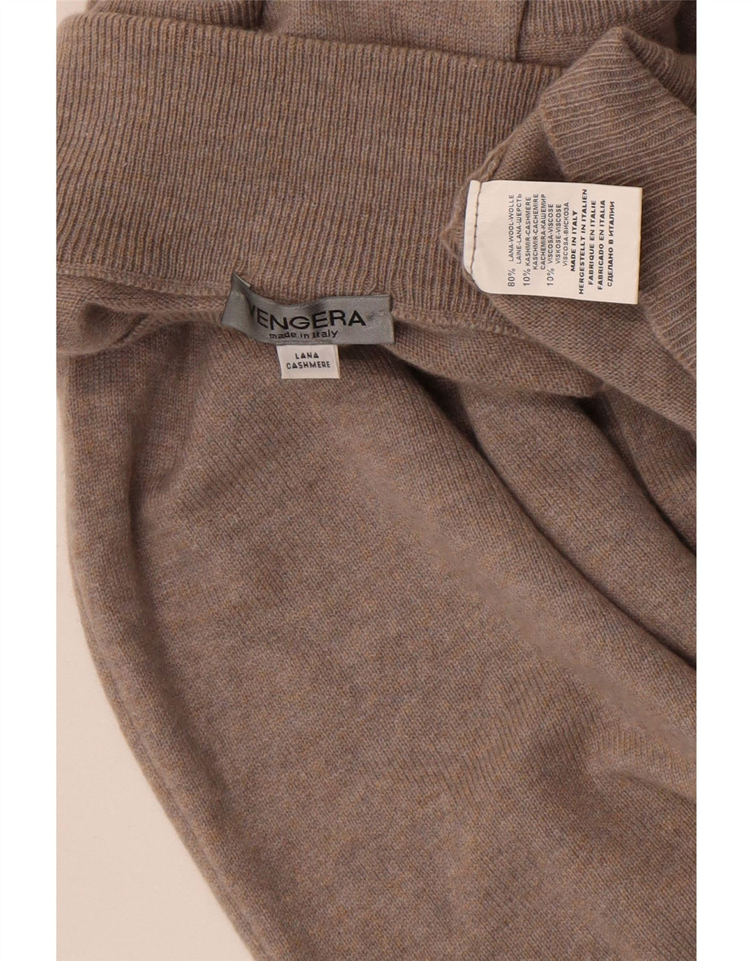 vintage Mens Cardigan sans manches Pull Laine Gris Moyen