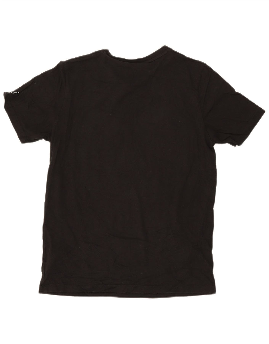 Puma T-Shirt Graphique Top Small Homme Noir Floral Cotton Nature