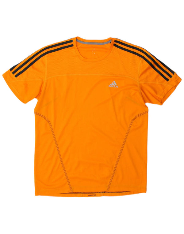 Adidas T-Shirt Homme Top Orange Colorblock