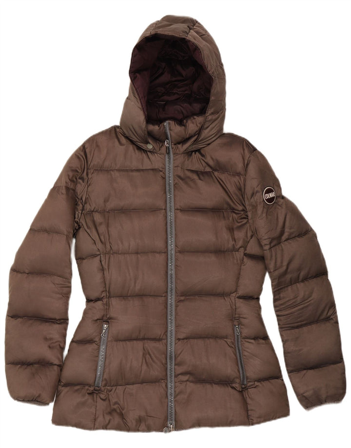 Colmar Veste matelassée à capuche pour femme IT 46 Large Marron