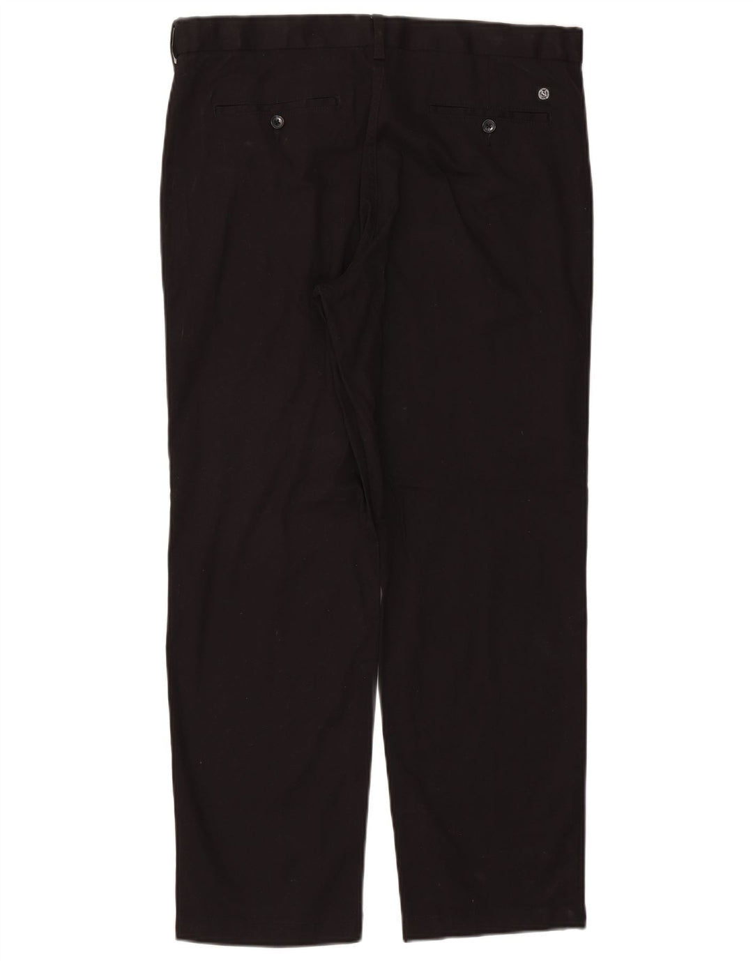 Marks & Spencer Pantalon Chino Droit Heritage Homme W36 L29 Coton Noir