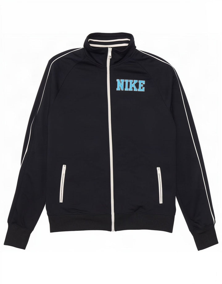 Nike Veste de survêtement graphique pour homme Taille L en polyester bleu marine