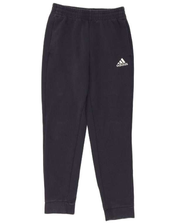 Adidas Pantalon de survêtement pour homme UK 38/40 Bleu marine moyen Coton