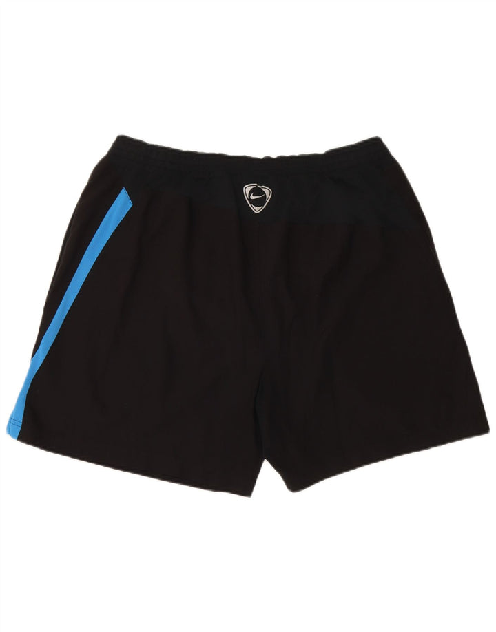 Nike Short de sport pour homme en polyester color block noir moyen