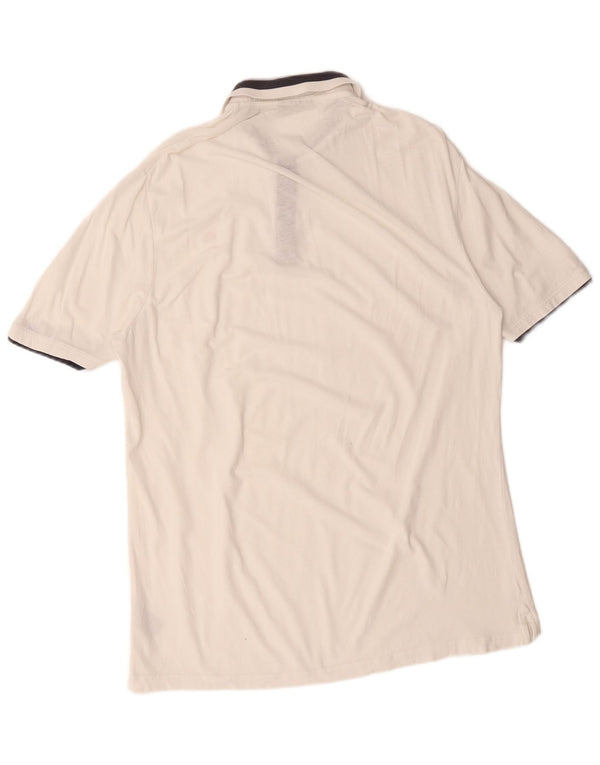 Ellesse Polo Homme XL Blanc Rayé Coton