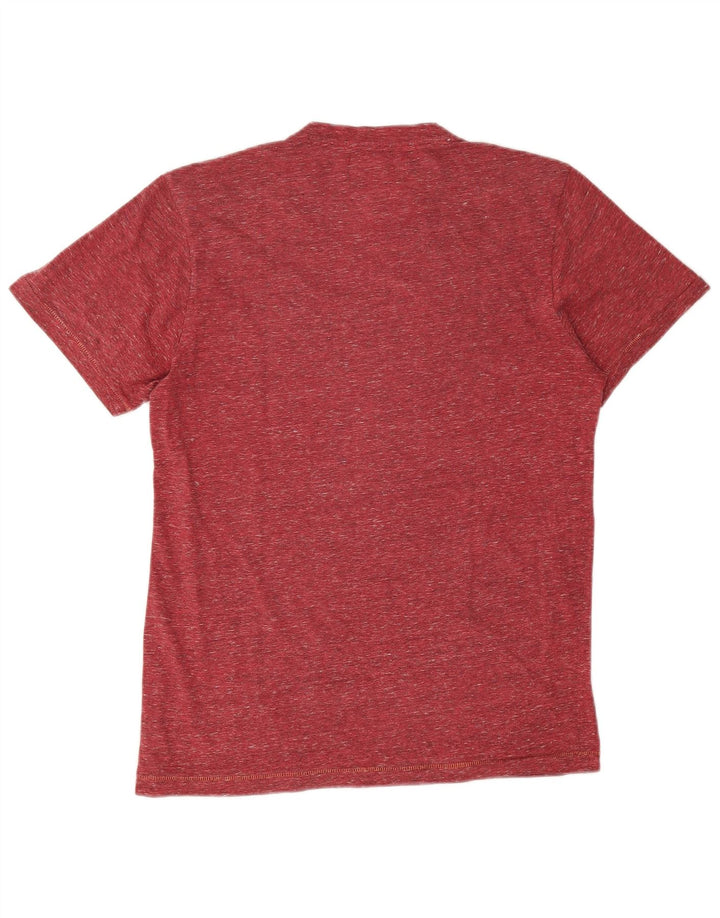 Desigual T-Shirt Graphique Homme Petit Bordeaux Moucheté