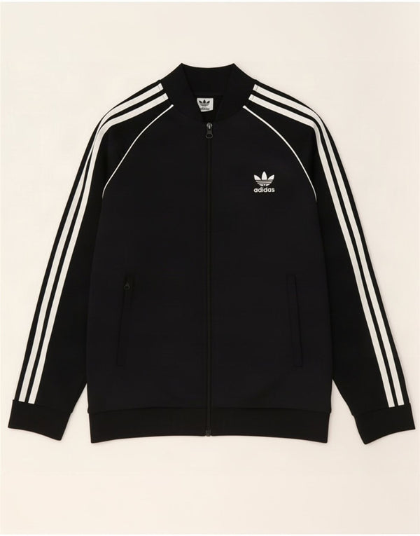 Veste de survêtement Adidas Garçon 13-14 ans Noir Polyester