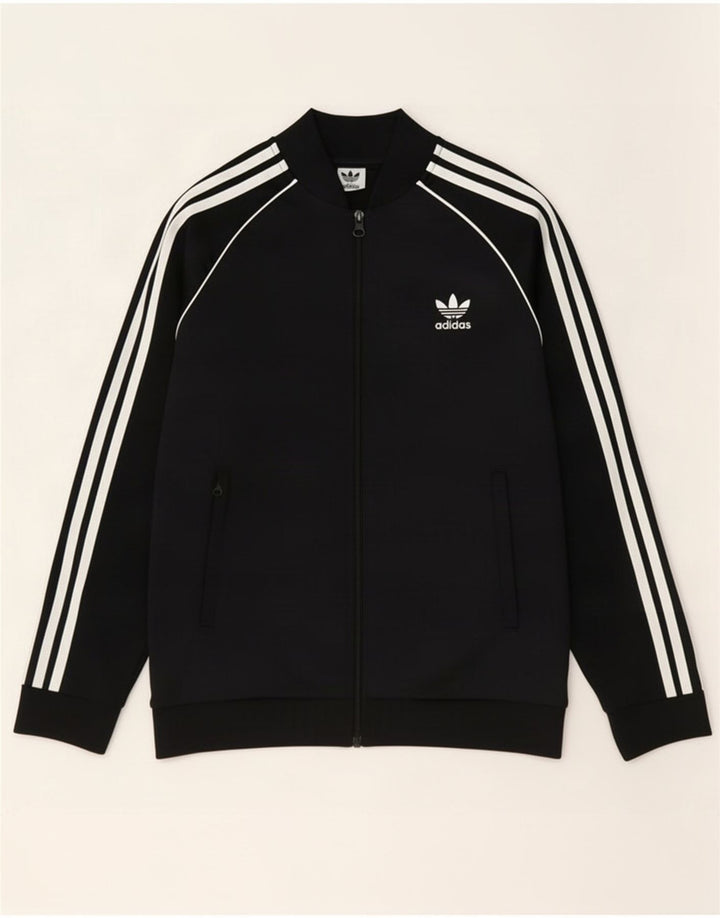 Veste de survêtement Adidas Garçon 13-14 ans Noir Polyester