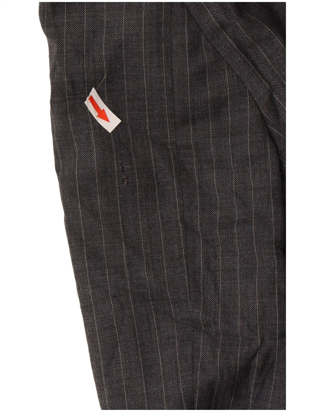 Marks & Spencer Veste blazer à 2 boutons pour homme UK 44 XL en laine à fines rayures gris