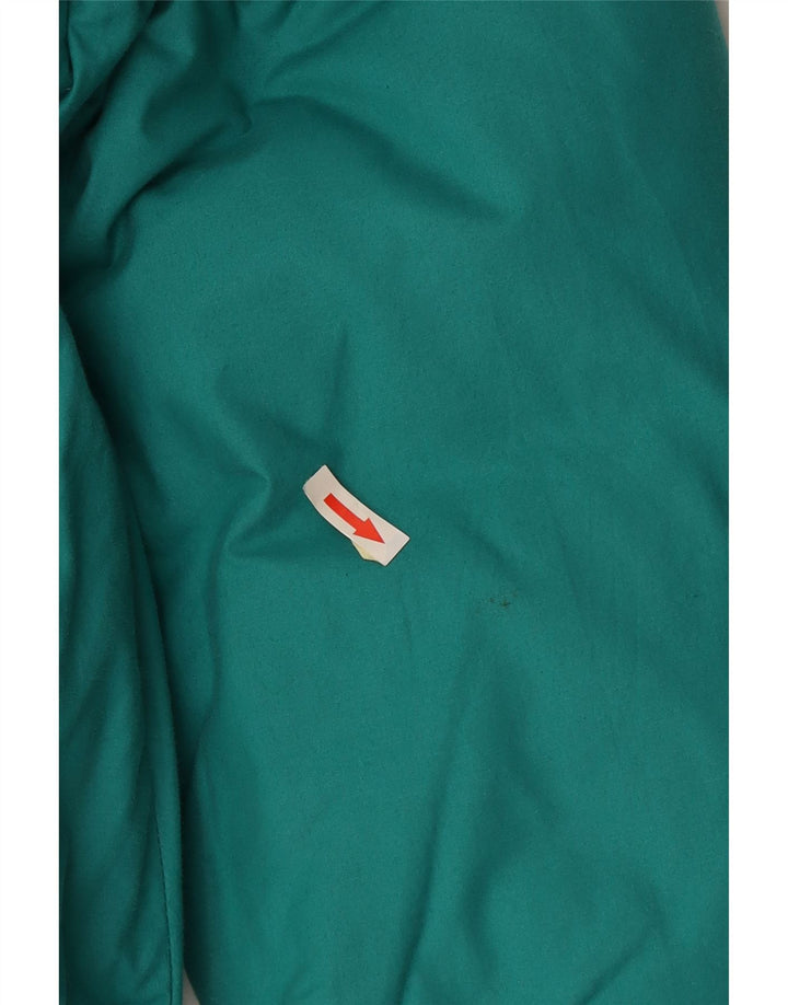 veste rembourrée homme vintage UK 40 Grand coton turquoise