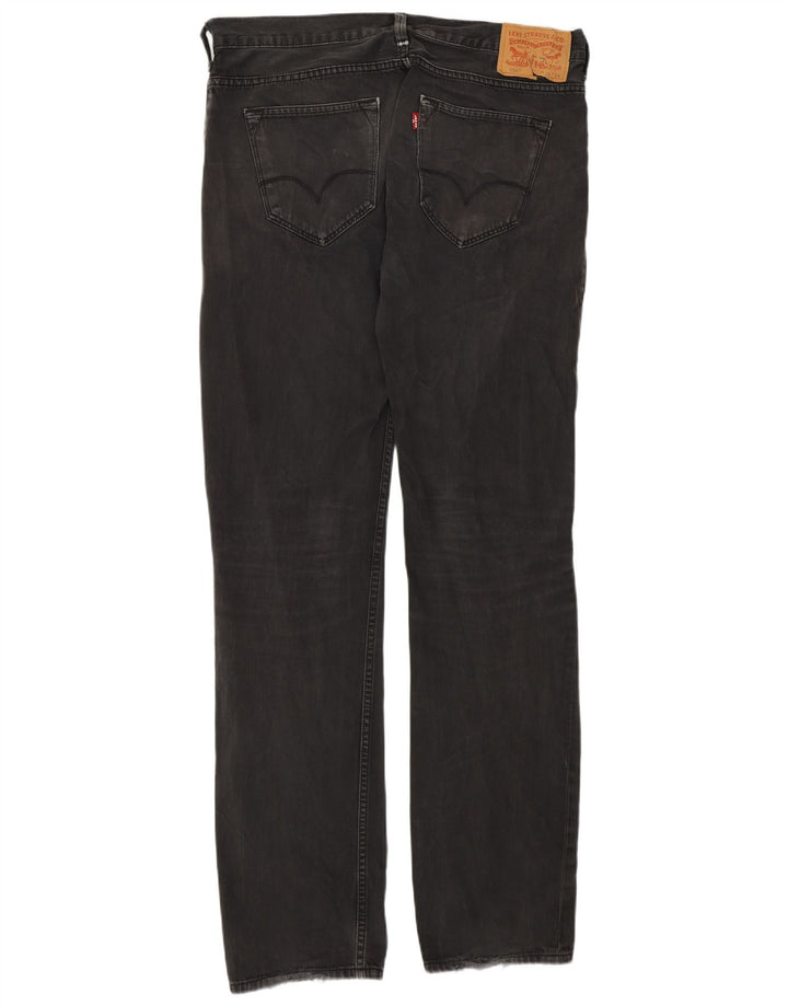 Levi's Jean Droit 504 Homme W33 L34 Gris Coton