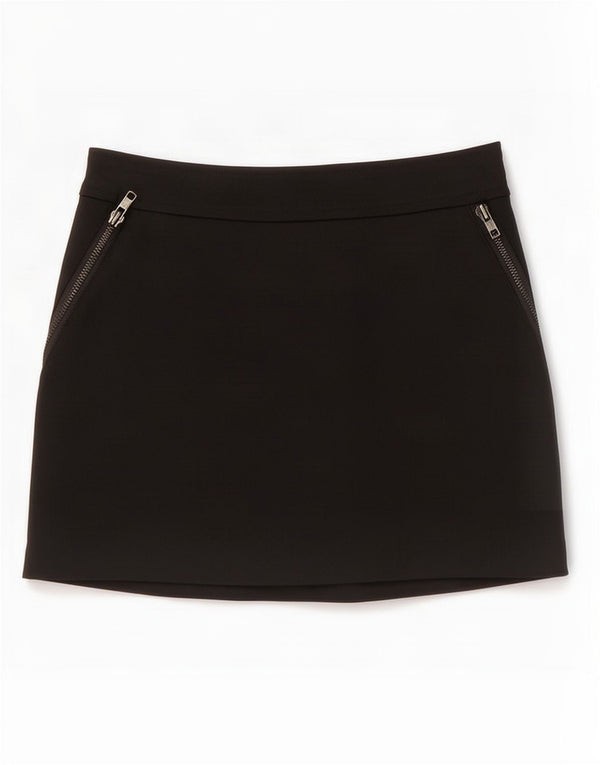 Zara Jupe-short Femme EU 34 2XS W24 Coton Noir