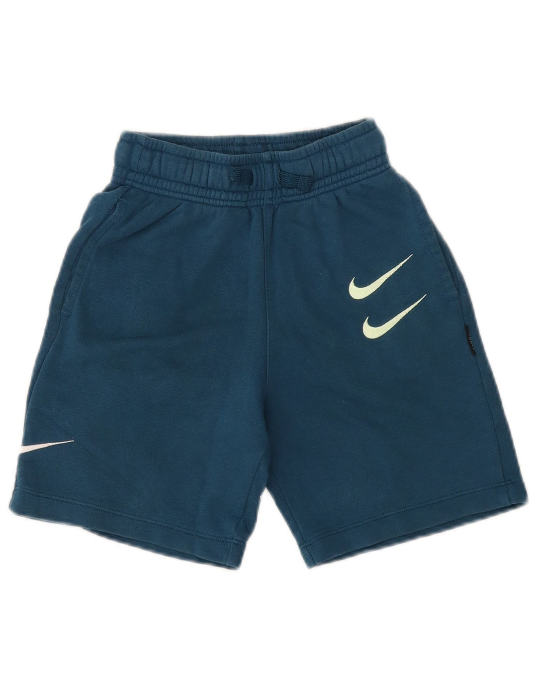 NIKE Short de sport graphique garçon 8-9 ans petit bleu coton