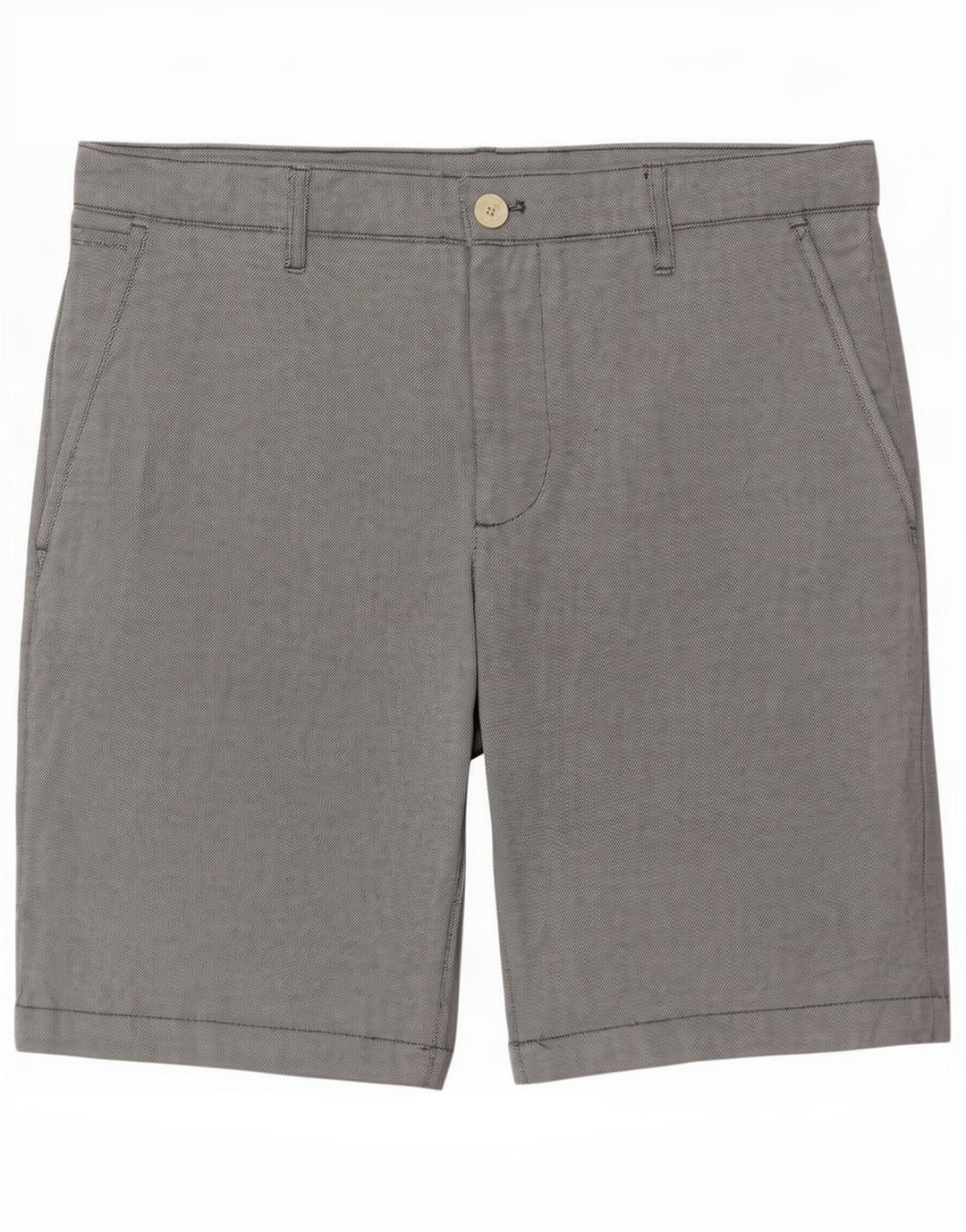 Zara Short Chino Homme EU 40 Medium W31 Gris Coton