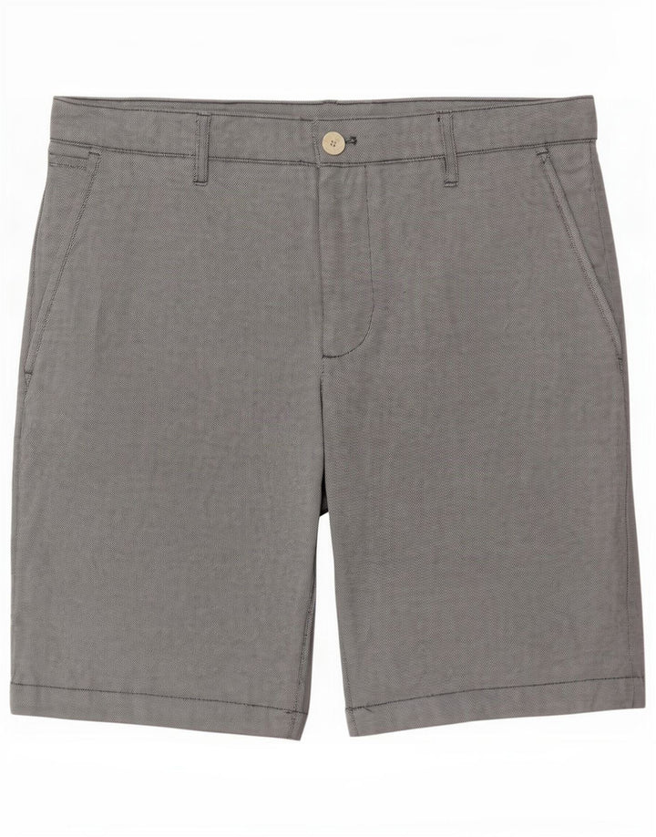 Zara Short Chino Homme EU 40 Medium W31 Gris Coton