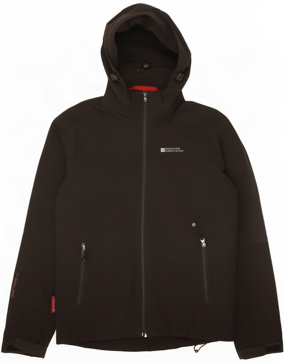 Mountain Warehouse Veste coupe-vent à capuche pour homme UK 36 Small Noir