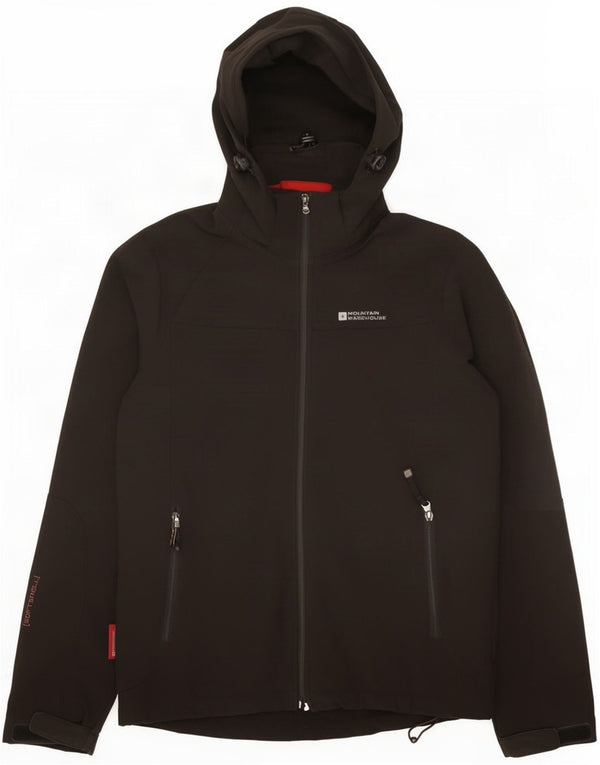 Mountain Warehouse Veste coupe-vent à capuche pour homme UK 36 Small Noir