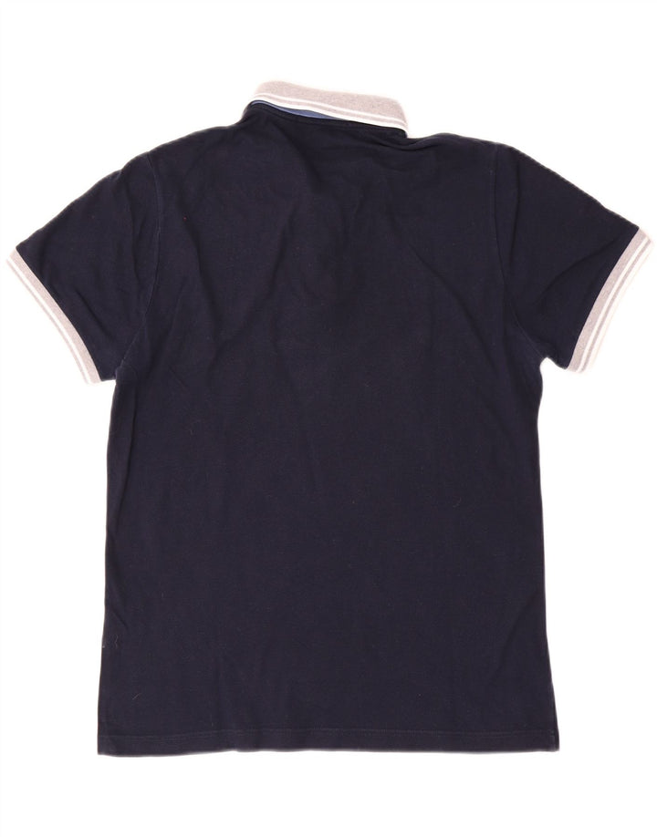 Fred Perry Polo Homme Bleu Marine Moyen Colorblock Coton