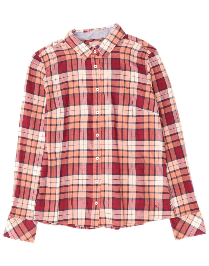 MUSTANG Chemise Femme EU 36 Petit Carreau Rose Coton