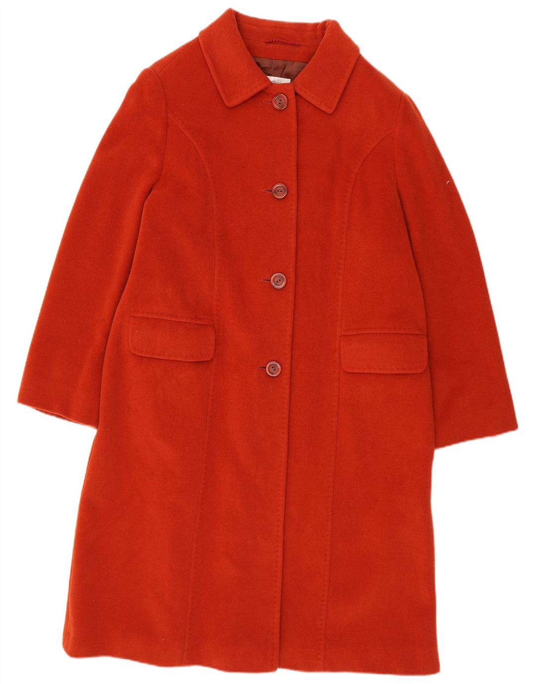 Marcona Manteau Femme UK 20 2XL Rouge Laine Vierge
