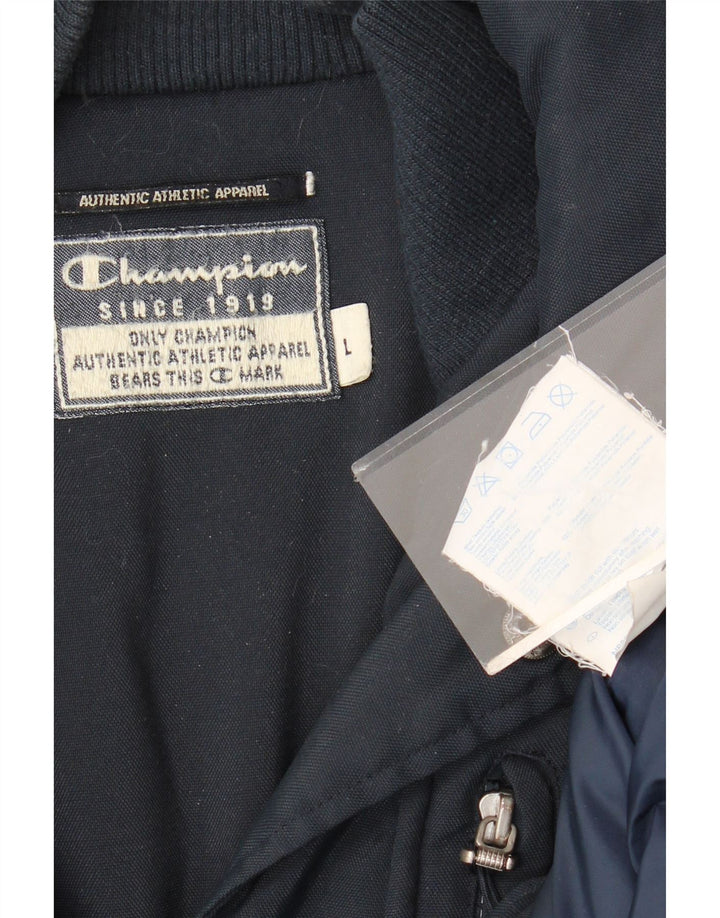 Champion Veste coupe-vent pour homme UK 40 Large Bleu Marine Polyamide