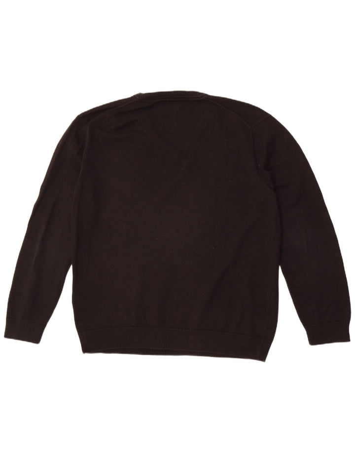 Gant Pull Col V Homme XL Noir Coton