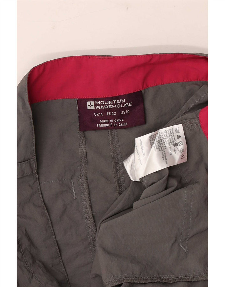 Mountain Warehouse Short cargo pour femme UK 14 Large W34 Nylon gris
