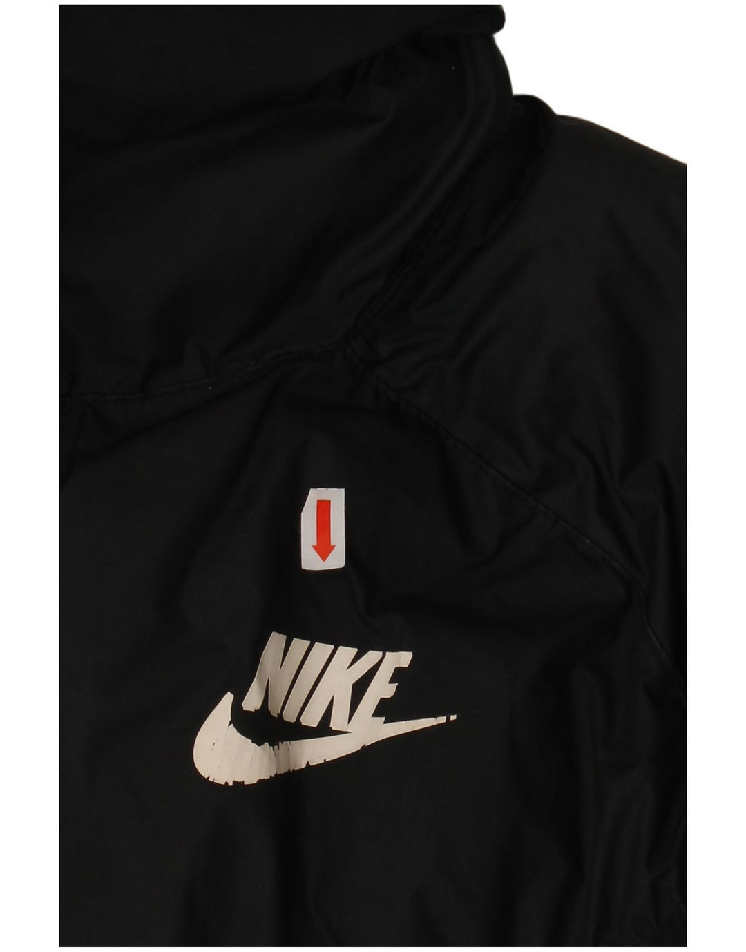 Veste matelassée surdimensionnée Nike pour femme UK 10 Small Noir Polyester