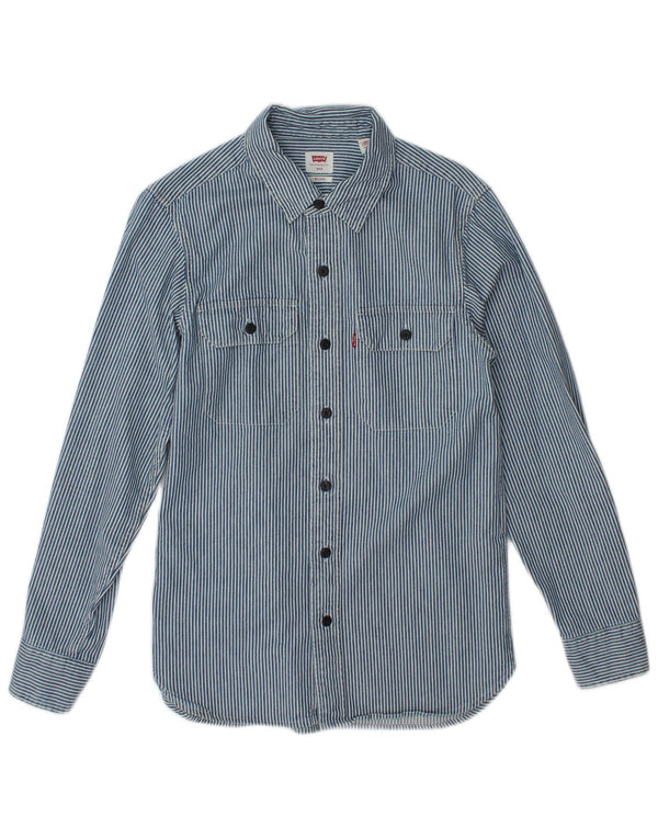 Levi's Chemise Anbass Relaxed Fit 2XS Homme Bleu Rayé Coton