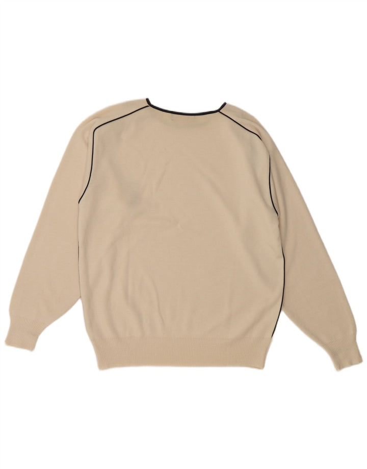 Il Granchio Pull Col Rond Homme Blanc Cassé Moyen Laine