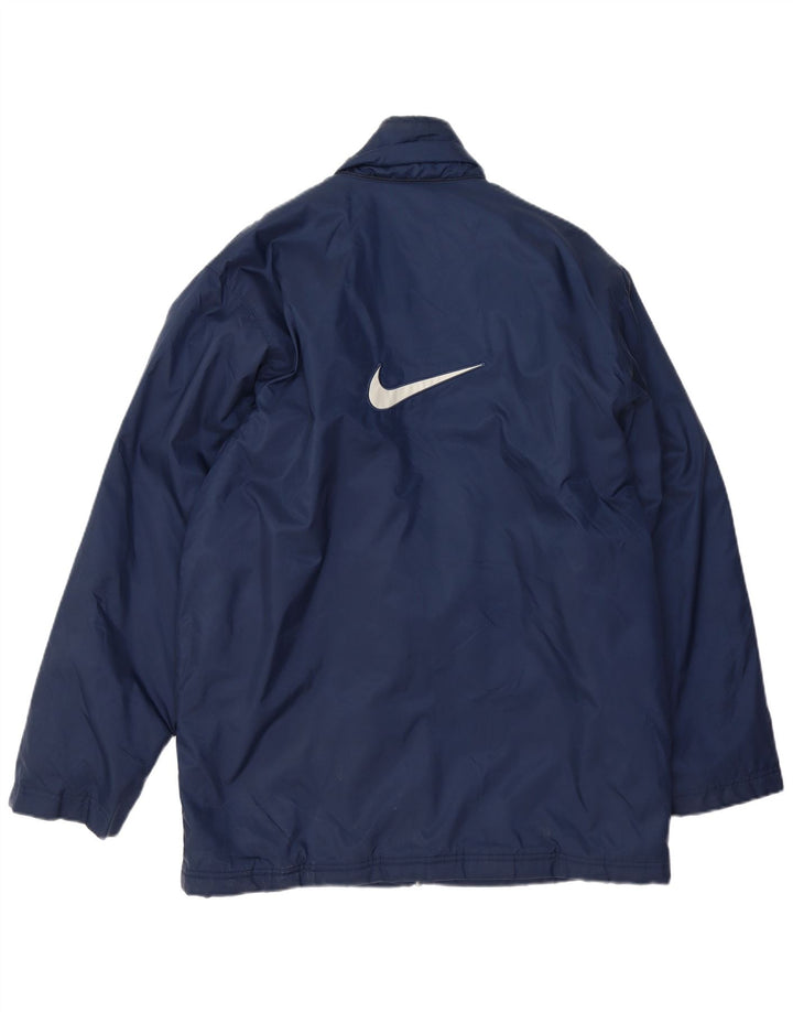 Nike Veste coupe-vent graphique pour homme UK 38/41 Bleu marine moyen Nylon