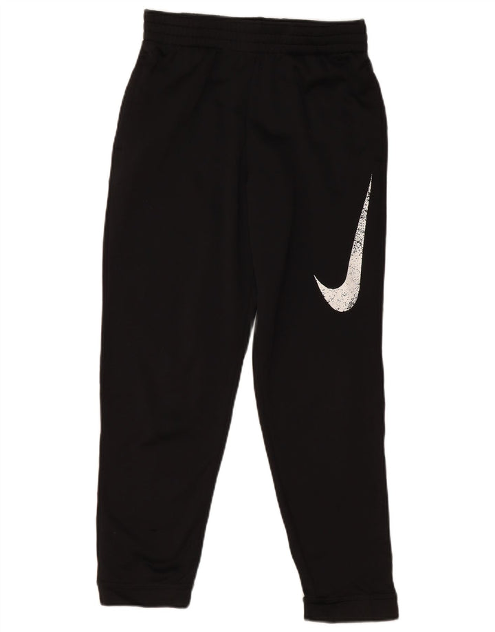 Nike Pantalon de survêtement graphique pour garçon 10-11 ans Noir moyen