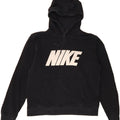 NIKE Mens Graphic Hoodie Jumper Medium Black Cotton Vintage Nike and Second-Hand Nike from Messina Hembry 