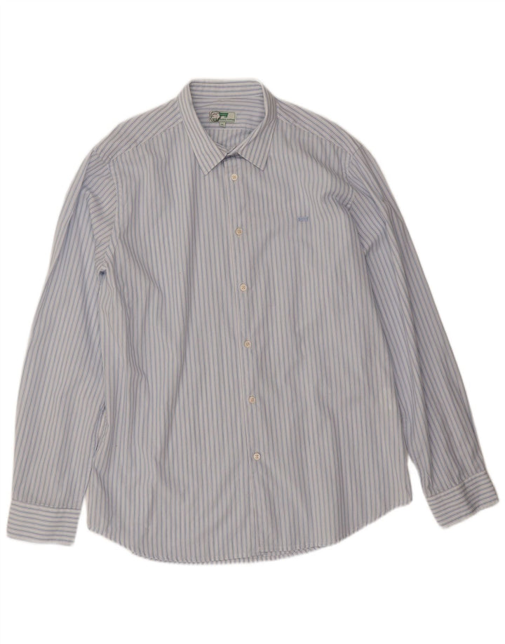 Carrera Chemise XL Bleu Rayé Coton Homme