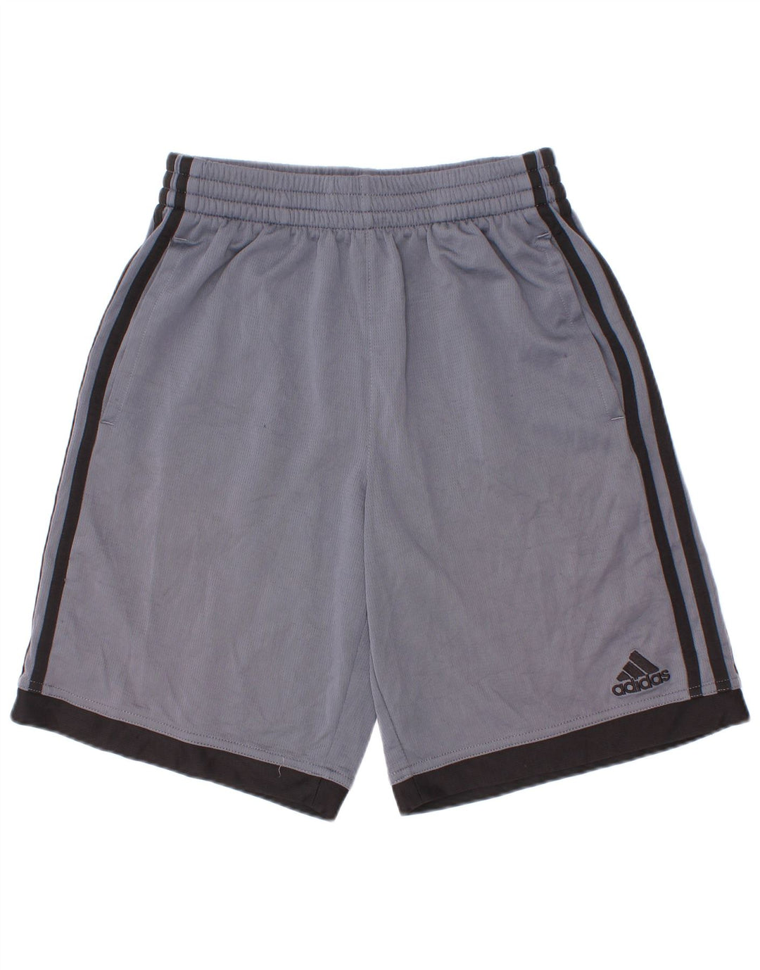 Adidas Short de Sport Garçon 10-11 Ans Bleu Moyen Colorblock Polyester