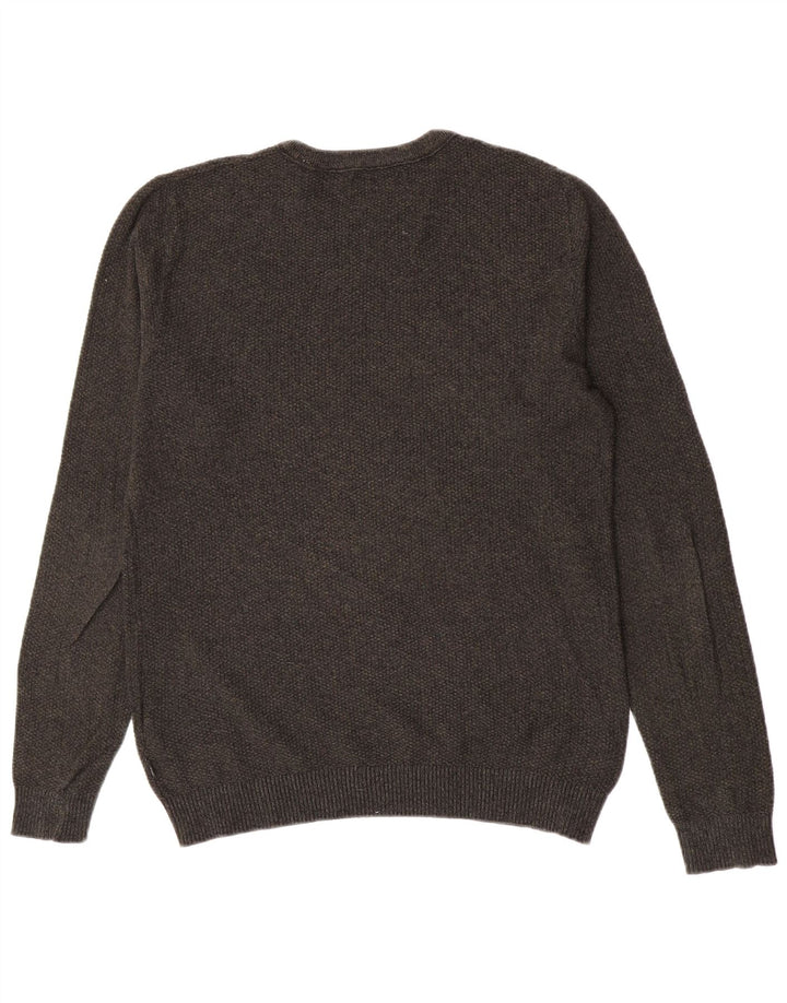 Jack & Jones Pull Col Rond Homme Vert Moyen Coton