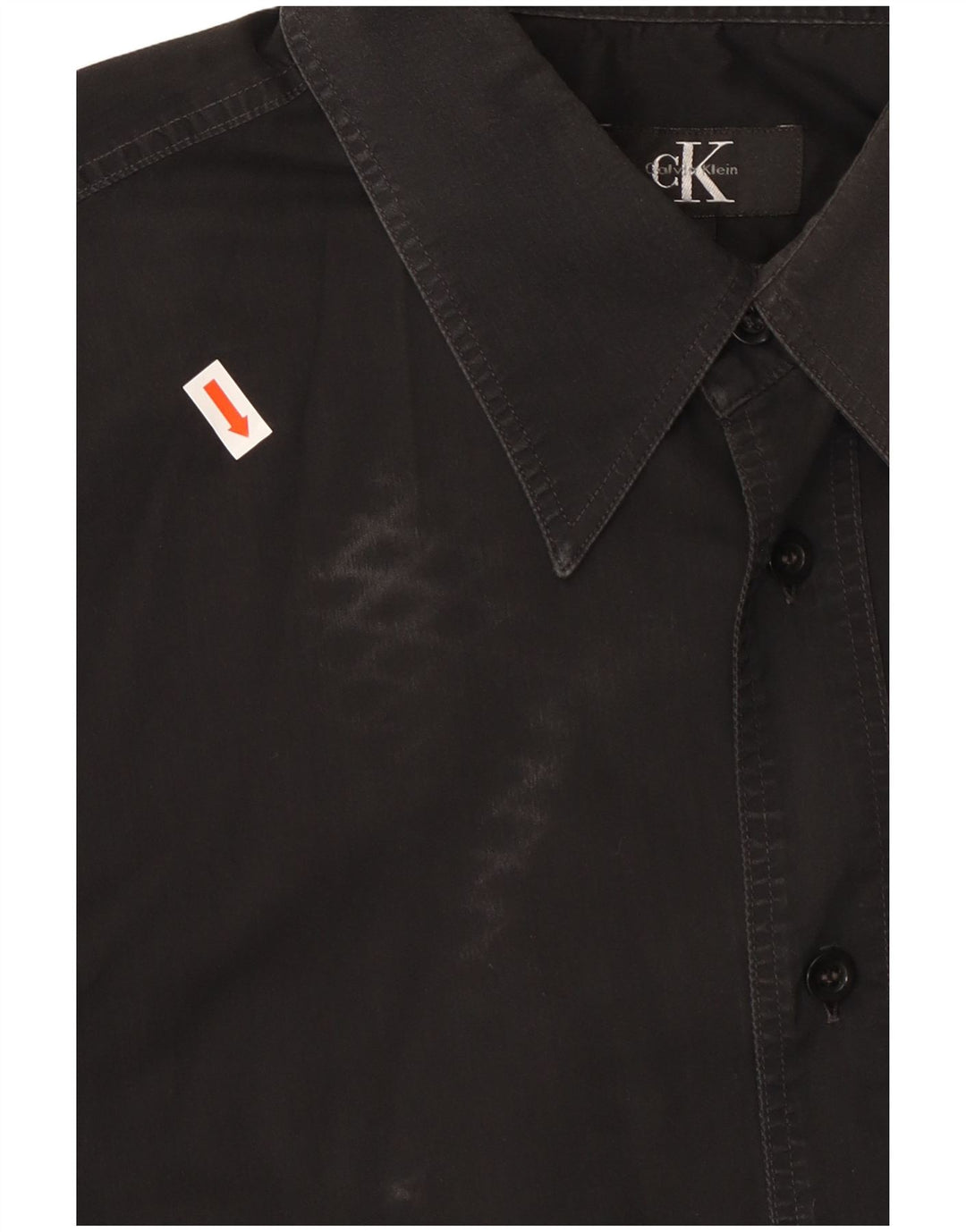 CALVIN KLEIN Chemise Homme Large Noir Coton