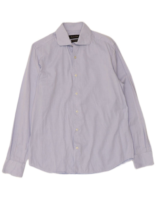 Massimo Dutti Chemise Homme Taille 41 Bleu Moyen Argyle/Diamant