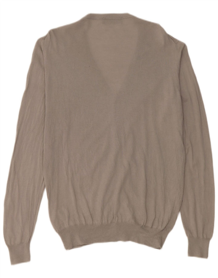 Fred Perry Cardigan pour homme en coton gris Taille L