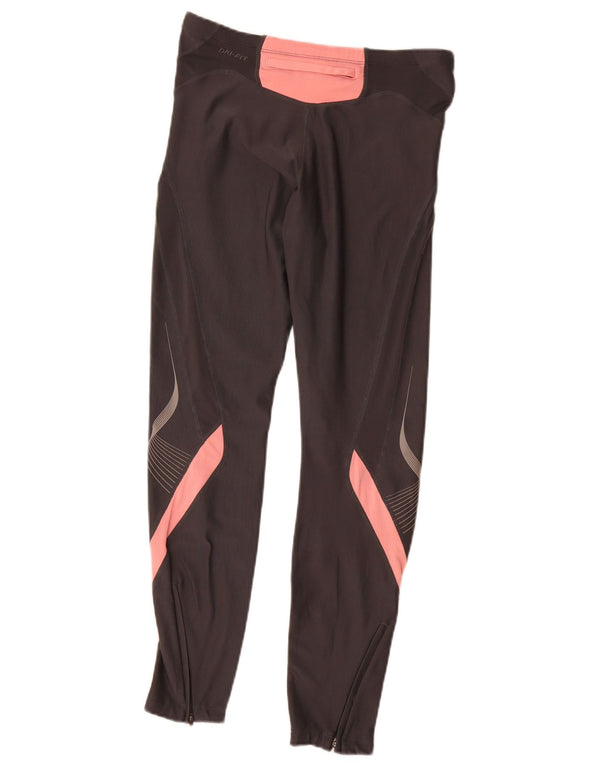 Legging Nike Dri Fit pour femme UK 10/12 Gris moyen Colourblock