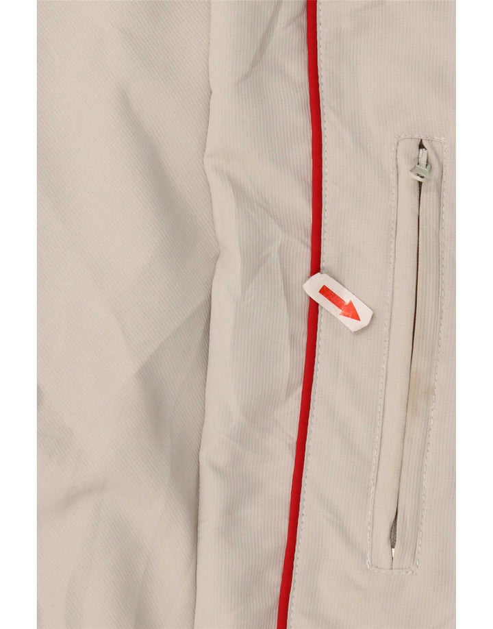 Asics Veste de Survêtement Graphique Homme Gris Moyen Polyester