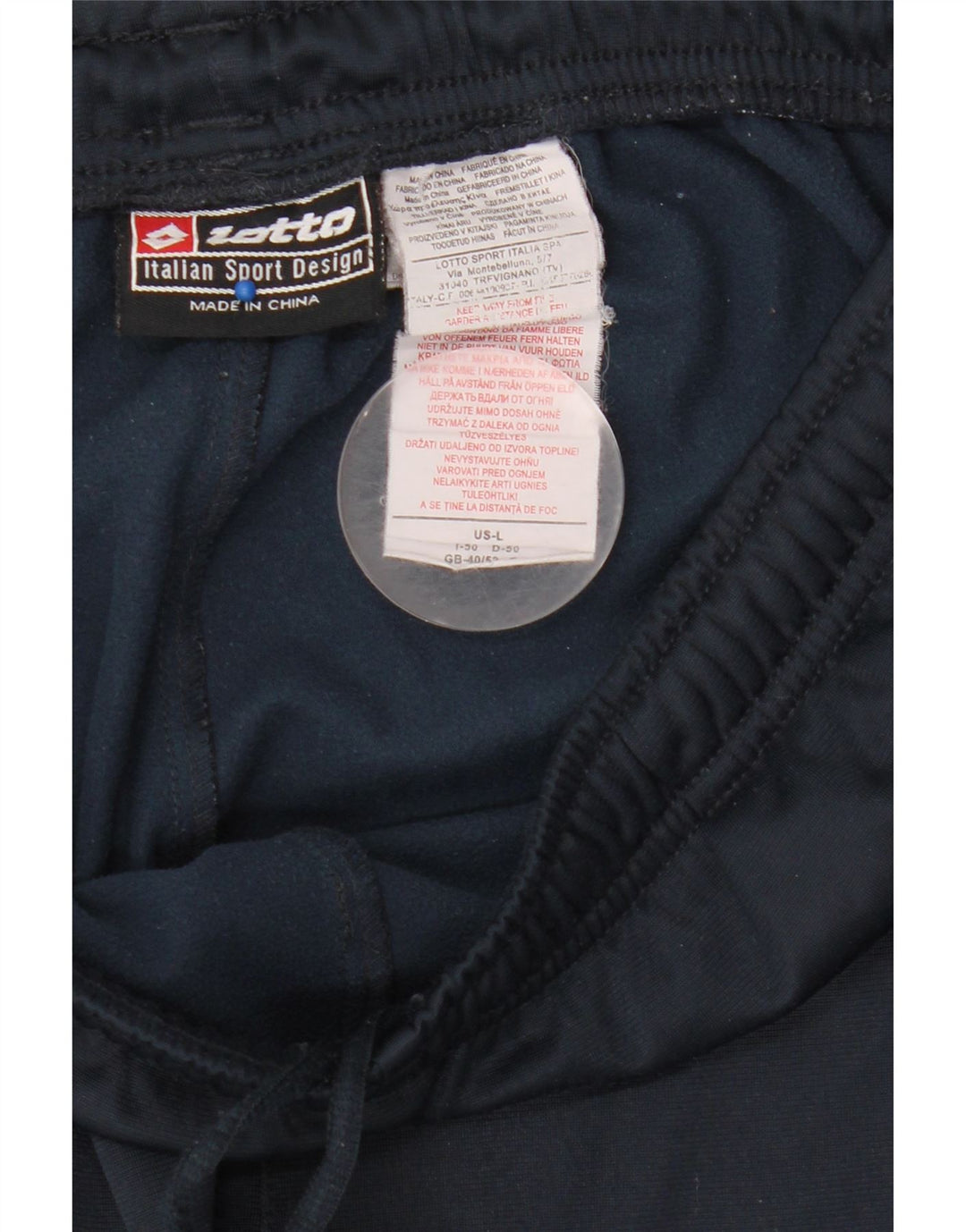 Lotto Pantalon De Survêtement Homme Large Bleu Marine Polyester