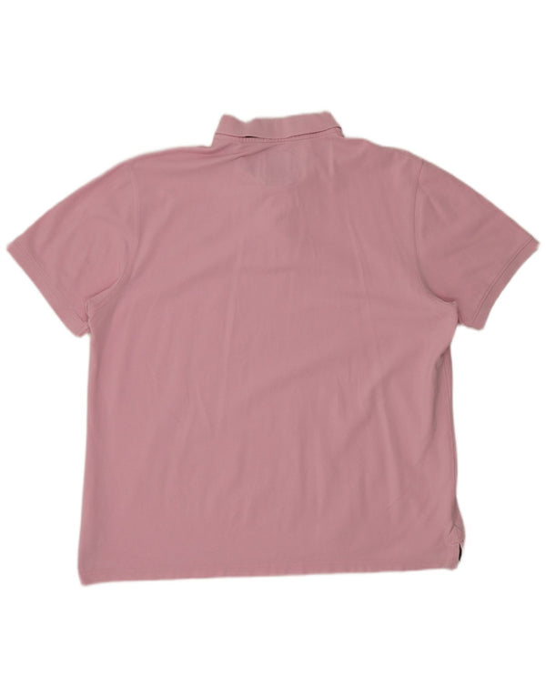 CREW CLOTHING Polo Homme 2XL Rose Coton