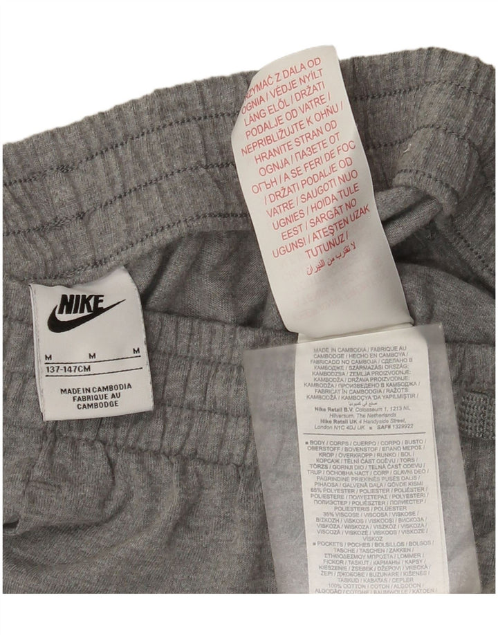 Short de sport Nike garçon 10-11 ans gris moyen polyester
